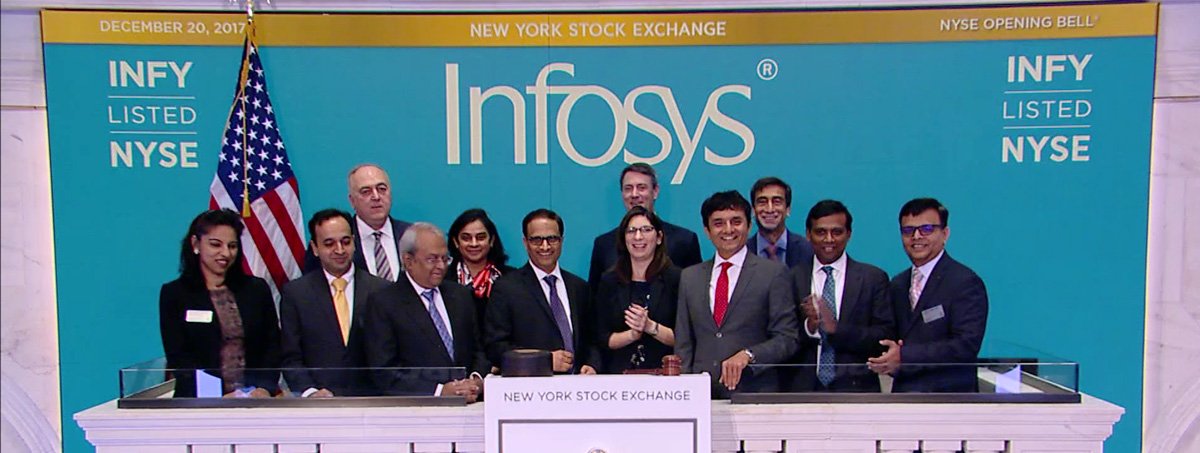 Infosys to Ring The Opening Bell at the New York Stock Exchange