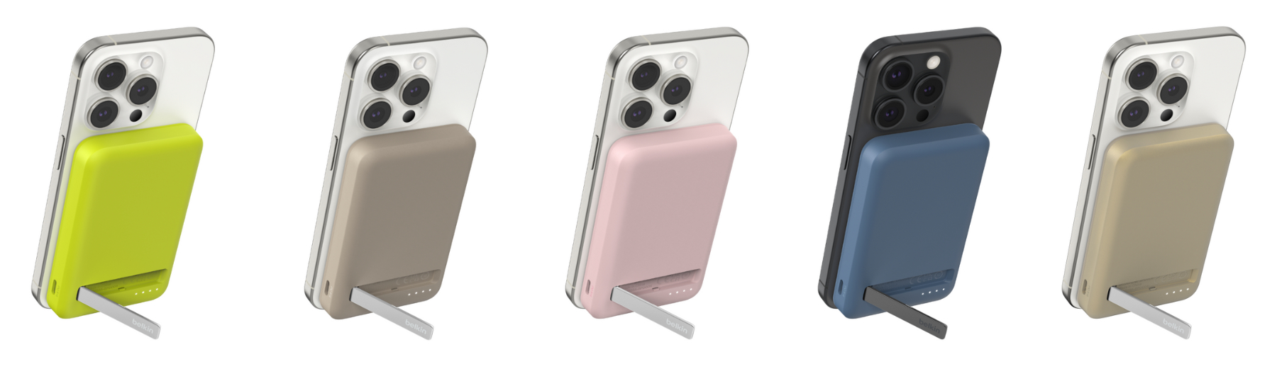Belkin Unveils Colorful New Lineup of Qi2 Wireless Charging Power Banks