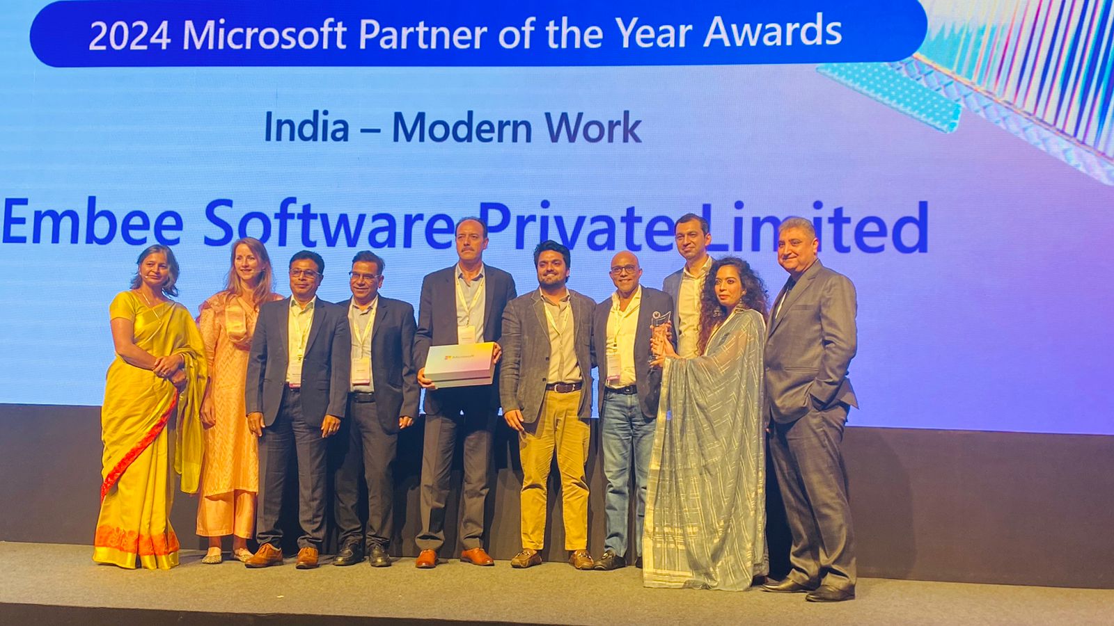  Embee Software Wins 2024 Microsoft India & South Asia Partner of the Year Award for Modern Work ...