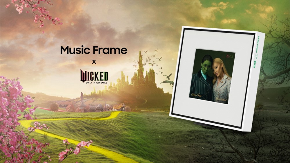  Samsung Electronics Unveils the Music Frame WICKED Edition