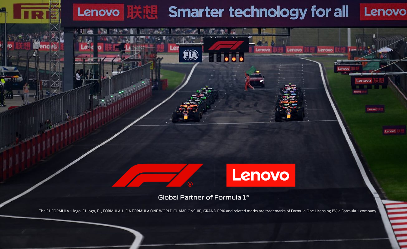  Lenovo Becomes Global Partner of Formula 1 in Renewed Deal