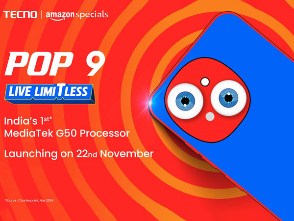 TECNO POP 9: India’s First with MediaTek G50, A Vibrant Choice for a Limitless Lifestyle