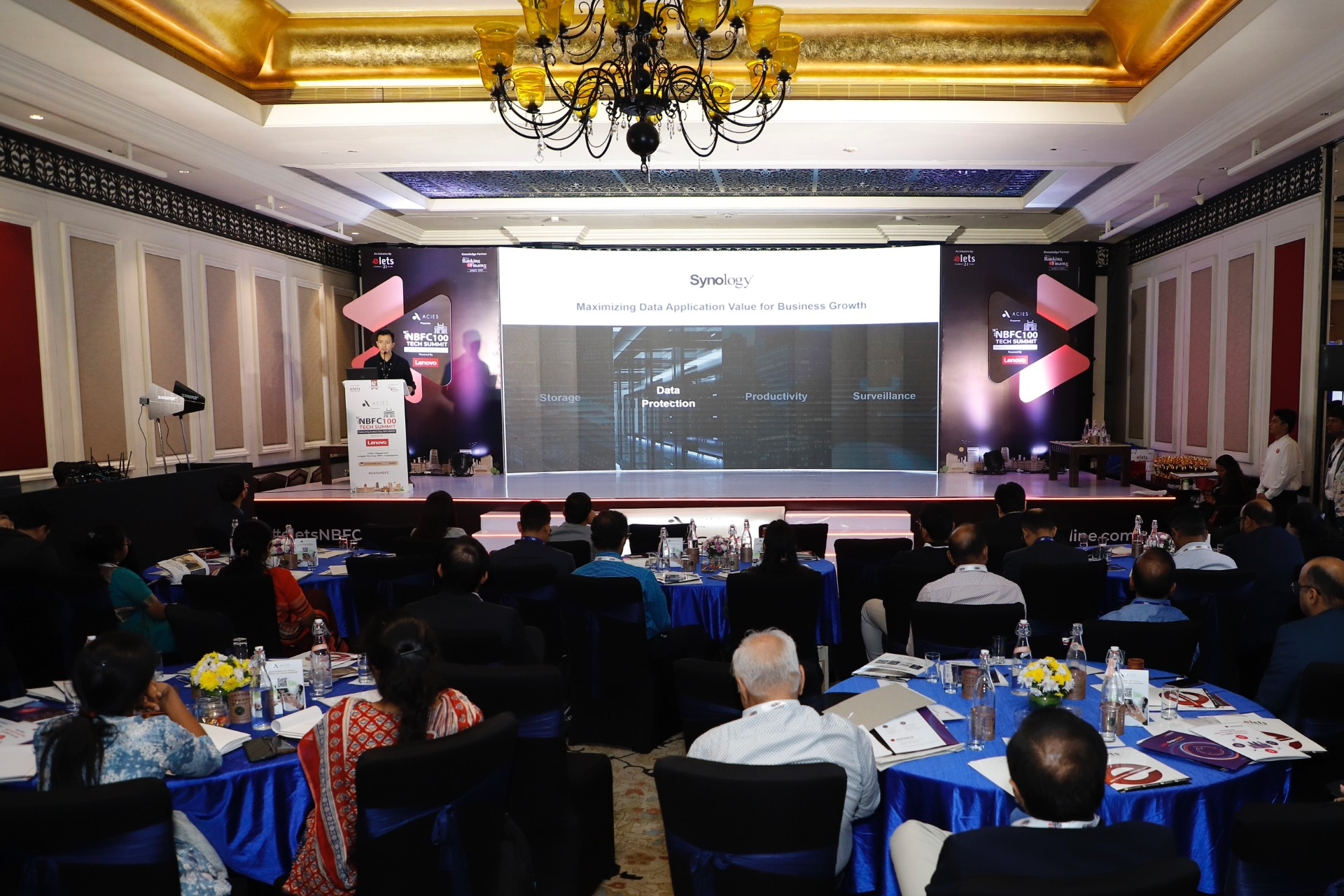 Synology showcased comprehensive data management and protection solutions at the Elets NBFC100 .....