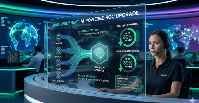 Kaspersky Next updates its all-in-one SOC management console and enhances AI functionality