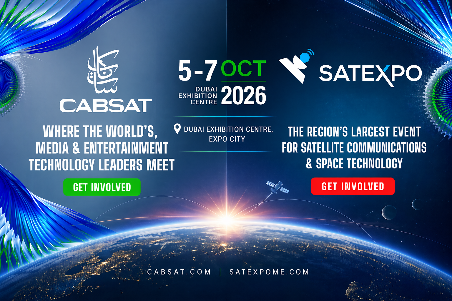 CABSAT & SATExpo 2026 Rescheduled to October, Set to Become Region’s Biggest Media & Space Tech Gathering